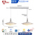 创京懿选飞碟餐厅灯ph5北欧现代简约咖啡厅岛台飞碟可移位轨道餐厅灯吊灯 60盘款+2头吊灯+三色光 (c