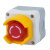 12345孔按钮开关控制盒启动停止指示灯 户外防水工业加厚塑料箱体 五孔旋钮+红绿黄蓝平钮 DZ