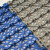 志臻 PVC防滑垫可拼接浴室隔水脚垫 单片尺寸：30cm*30cm16mm厚 灰色1片+蓝色1片