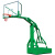 户外篮球架成人训练标准学校篮球框移动式成年篮球架家用室外 220mm绿色圆管地埋加强型/只