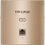 TP-LINK TL-AP450I-PoE薄款香槟金(方) 450M无线86型面板式AP 企业级酒店别墅全屋wifi接入 POE供电 AC管理