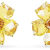 施华洛世奇（SWAROVSKI）女士舒适项链Florere时尚百搭精致优雅粉色水晶花朵吊坠 Yellow Flower Earrings