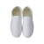 立采  白帆布舒适软底透气工作劳保鞋 白色加绒 36 