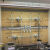 承琉实验室专用合成架挂钩蒸馏架玻璃钢纤维棒不锈钢连接杆通风柜网架 银色0.8*1.5不锈钢 三横四竖