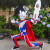 迪士尼（Disney）发光迪迦奥特曼衣服真人版男童捷德面具套装泽塔儿童赛罗服装披风 赛罗连体+面具+手套+剑+披 130码(120-130cm)