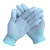 YHGFEE手套男女碳纤维透气尼龙薄电子厂专用装机防护无尘作业劳保 碳纤维手套涂掌（10双） L