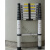 伸缩梯竹节梯伸收梯便携梯铝合金家用梯多功能梯升缩梯收缩梯 加厚多功能.7+.7直梯.4米