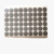 布基标签塑基圆标24灰色炭纤维不干胶标签30布基胶贴25宽圆点 15mm(10000片)