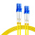 SAMZHE 光纤跳线 LC-LC 单模双芯 黄色 5m G1-LCLC05