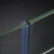 海斯迪克 HKQS-75 阳台玻璃门窗密封 防风淋浴房防水硅胶条 h型夹8mm（1米）