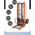 适用电动堆高车220v简易小型叉车升降机举高机堆垛堆高堆包摞胎机 加强【万向轮]升高2米