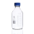 垒固透明棕色蓝盖试剂瓶实验室丝口高硼硅橙盖螺口玻璃带刻度样品 高硼硅透明2000ml