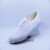 透气白色无尘鞋实验室小白鞋厂工作鞋劳保布鞋工厂车间防滑女 白色 X001 44