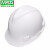 梅思安V-Gard安全帽 ABS/PE超爱戴一指健安全帽 建筑工地电力施工新国标安全帽 白色（标准款） PE-超爱戴
