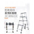 定制多功能伸缩梯子加厚铝合金工程梯子便携人字梯折叠升降小楼梯科威顿 【德标加厚款】多功能3.6+3.6=直梯7.2米