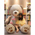 砚玺巨型公仔3米特大熊猫毛绒玩具超大号布娃娃2抱抱熊送女友大型玩偶 灰色 直角量1.8米全长量1.6米