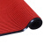 兰诗 DM03 双条纹地毯 地面防滑垫 酒店走廊除尘垫 红色1.8*15m（整卷发货）