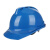明盾 M-3安全帽 国标加厚ABS安全帽 工地施工电工监理V型劳保头盔 透气款 深蓝色