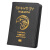 通达兴 蝙蝠侠护照包瓦卡达黑豹护照夹哈利波特保护套漫威出国旅游PU皮革护照本机票夹收纳包护照外壳证件 款式1(黑色)
