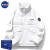 NASA ENGE官网联名90绒羽绒服男女情侣款短款冬季宽松外套男防风保暖外套 8820卡其色 XL(建议130-155斤）