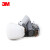 3M防毒面具6502+2091防尘毒呼吸面罩套装喷漆甲醛化工气体工业粉尘【硅胶版】