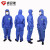 征战虎  固安捷 GAJ1000 防护服（蓝）防辐射性颗粒物 防化服工作服 喷漆服 防尘服 XL