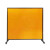 佩达韦 焊接屏障防弧光软板电焊遮光板电焊遮光帘  （TY）-定制 1800*2500 2mm 橘红色 框架扎带款