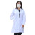 星工（XINGGONG）长袖白大褂 女学生实验室食品卫生工作服搬运工劳保服 女款 L码