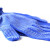 谋福 CNMF 8032 漂白棉纱点珠点胶手套 防滑耐磨点塑手套 劳保手套  蓝色 12付装 