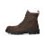 爱步男士靴子Grainer Waterproof 简约风防水透气 耐磨保暖户外皮靴 Coffee Suede EU 40;D - Medium