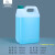 定制加厚密封试剂瓶塑料瓶液体包装样品分装瓶250/500/1000ml毫升克 5L方桶_半透明 配青色盖