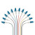 信捷(ABLEMEN) 48芯分支光缆LC-FC 集束单模束状尾纤光纤跳线17m