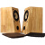 定制NIKKODO 2代米高4寸反U边全频喇叭双磁版无源实木书架对箱 黑色面罩散件一只