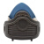 耐呗斯（NABES）8101SN防尘面具KN95单滤盒硅胶半面罩 防工业粉尘颗粒物 8101SN半面罩三件套