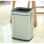 迪恩斯（DEANS）不锈钢欧式垃圾桶方形奢华客厅厨房家庭用卫生间厕所小号无盖卧室6L 不锈钢