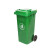 阿力牛 ALS-018 万向轮款垃圾桶 户外分类大垃圾桶  120L户外桶+轮+盖 绿色款