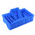 长方形周转箱塑料零件配件盒螺丝元件物料盒加厚养鱼龟可叠加 黄色10号145*95*54