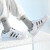 阿迪达斯 （adidas）三叶草女板鞋夏季新款低帮金标贝壳头透气休闲轻便运动鞋 FW3915 白/反光银条纹 38.5