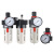 气源处理器二联件油水分离器空气过滤器调压阀 BFC4000(塑芯)