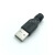 USB转DC3.5*1.35母转接头 圆头DC5.5*2.1MM母转USB公电源转接头 3.5*1.35母