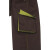代尔塔/DELTAPLUS 405409 马克6系列工装裤 风琴口袋舒适耐磨男工作裤 灰色 XXL 1件