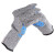 成楷科技 CKS-CUTRE-DS 硅胶浸点塑防切割手套 防滑工作手套 吸汗耐磨透气劳保手套 灰蓝色 L码