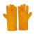 12双电焊手套牛皮加厚耐磨防烫耐高温烧焊工专用防护柔软氩弧焊接 6双黄色33cm L