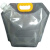 火锅汤底打包袋透明塑料手提啤酒牛奶外卖一次性嘴袋液体分装袋 透明500毫升即一斤 口径22毫米 10个