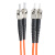 ST-ST多模双芯光纤跳线  3M5/10/20/25/50米尾纤62.5/125光钎线 多模双芯ST-ST 35m