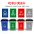 盛融乾 垃圾分类标识贴垃圾桶分类贴垃圾箱贴纸可回收不可回收厨 上海简易4张 60x80cm