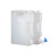 塑料方桶户外车载放水桶龙头瓶PP级便携储水瓶ASONE 5L(不带龙头款)