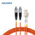 ABLEMEN 光纤跳线LC-FC 3米多模双芯 收发器 交换机光纤线跳线室内线延长线尾纤3米