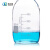 蓝盖试剂加料补料瓶1/2/3/4通不锈钢开孔盖含螺口玻璃瓶子100 250 500 1000ml废液 1000ml【单通 小号】
