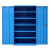 忻旗（XQ）GJG02五金重型工具柜储物柜带挂板多功能加厚双开门工具柜车间置物柜 五层重型工具柜蓝色